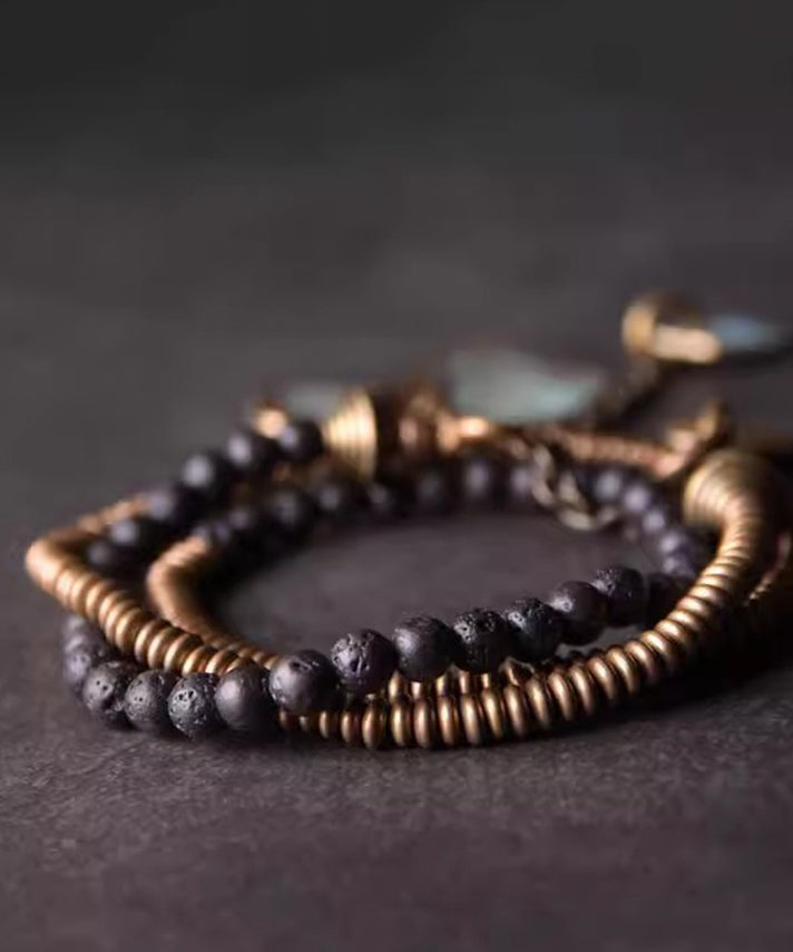 Bracelet Gender Men Same Copper Beading Charm Retro Design