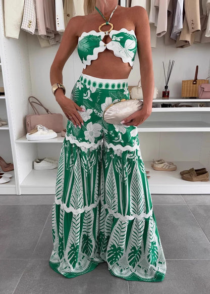 Two Patchwork Green Lingerie Sexy A And Skirts Maxi Line Top