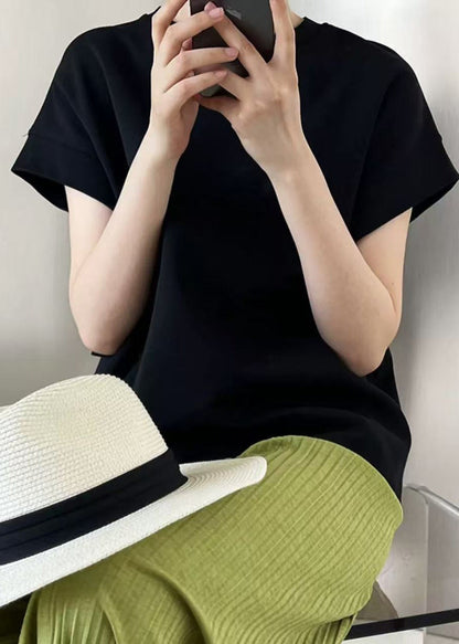 White Tank Summer Oversized Cotton Simple