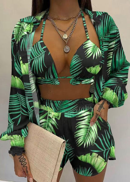 Summer Pieces Set Three Sexy Shorts White Simple