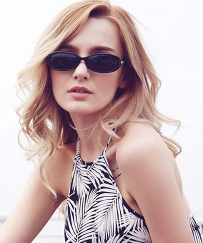 Skinny Red Polarized Small Frame Sunglasses XS1056