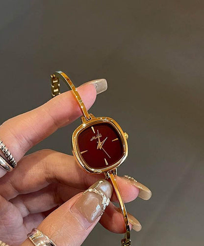Watches Red Chain Style Quartz Alloy Movement