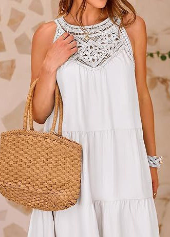 Summer Dresses Style Mini Shoulder White Cold Cotton