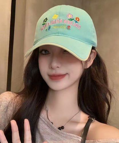 Cap Baseball Hat Embroidered Red Stylish Versatile