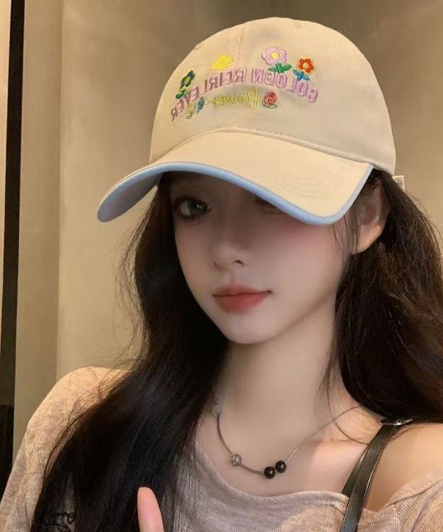 Cap Baseball Hat Embroidered Red Stylish Versatile