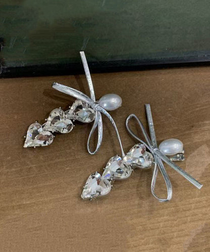 Stylish Silk Hairpin Zircon Alloy Love