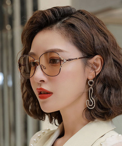 Summer Brown Large Face Color Changing Sunglasses XS1059