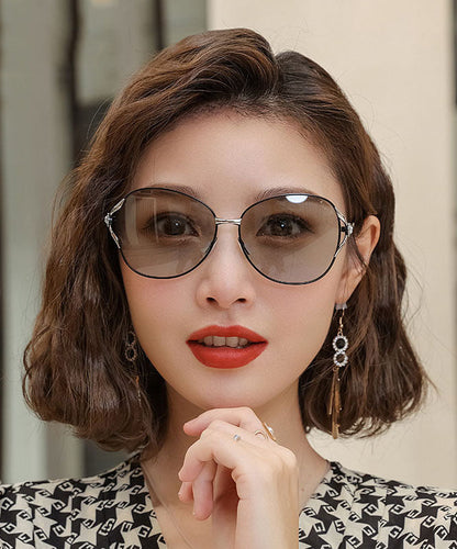 Summer Brown Large Face Color Changing Sunglasses XS1059