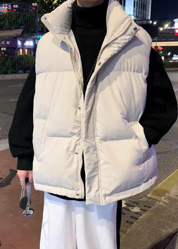 Unique Black Oversized Fine Cotton Filled Mens Puffers Jackets Winter TK026