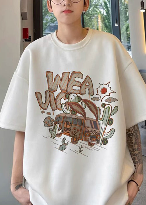 Green Vintage Shirt Faux Half Neck O Men T Army Suede Print