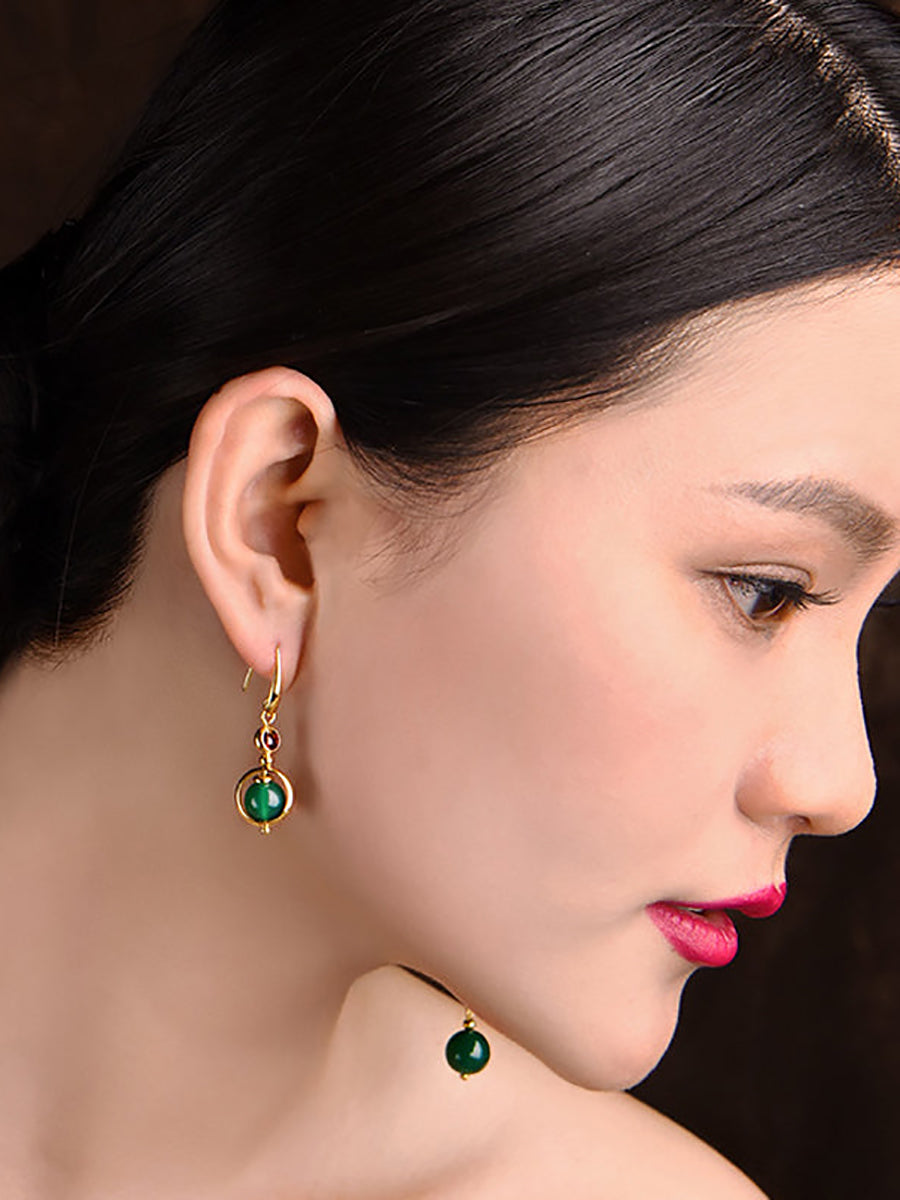 Vintage Irregular Ethnic Dragonfly Women Earrings RR016