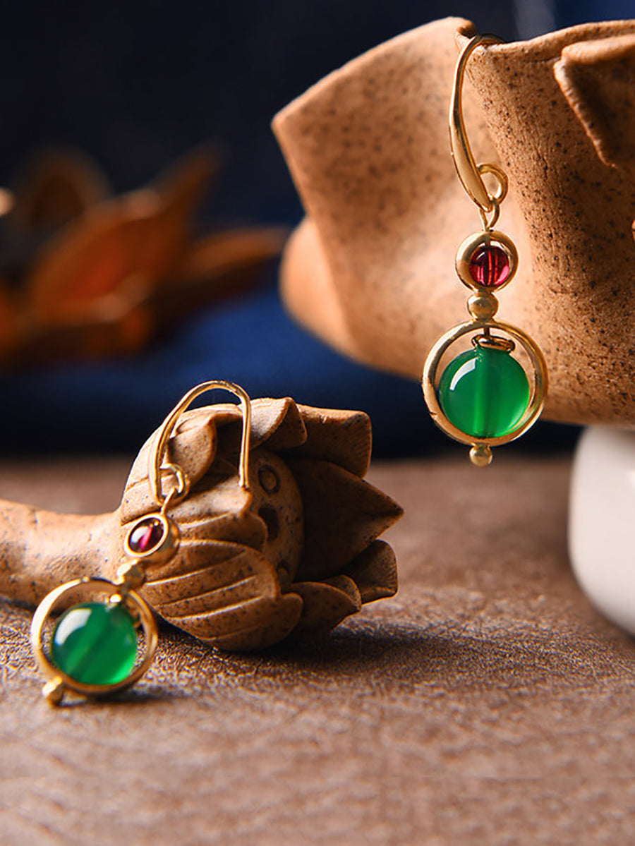 Vintage Irregular Ethnic Dragonfly Women Earrings RR016