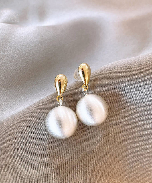 Earrings Gold Drop Alloyv Copper Ball Vogue