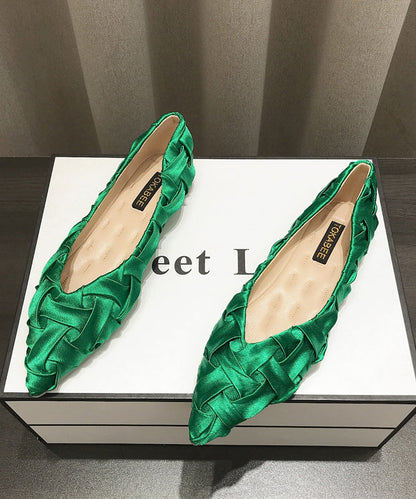 Comfy Pointed Flat Soft Women Apricot Toe Shoes