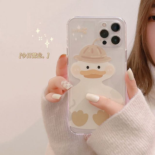 Transparent Duck Case Phone