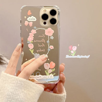 Phone Case Mirrored Flower