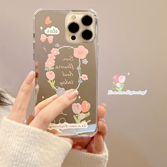 Phone Case Mirrored Flower