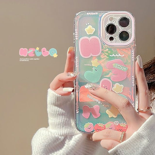 Phone Case Cartoon Holographic