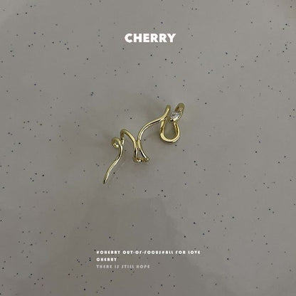 Snake Earring Alloy Cuff