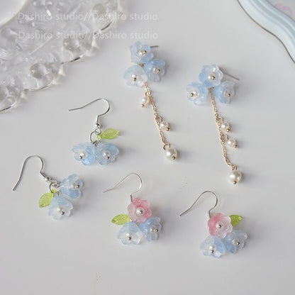 designs) Earring (various Floral Acrylic