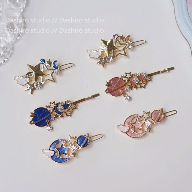 Planet Pin designs) Hair / (various Clip Set: