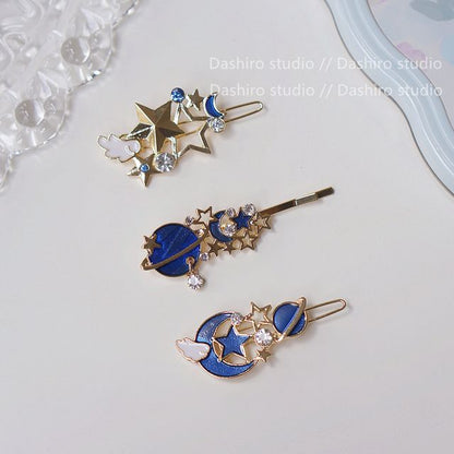 Planet Pin designs) Hair / (various Clip Set: