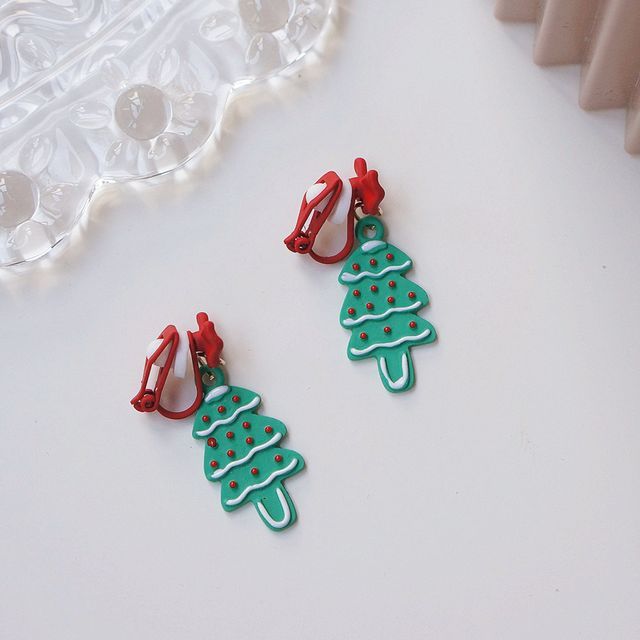 Earring Alloy Christmas designs) (various