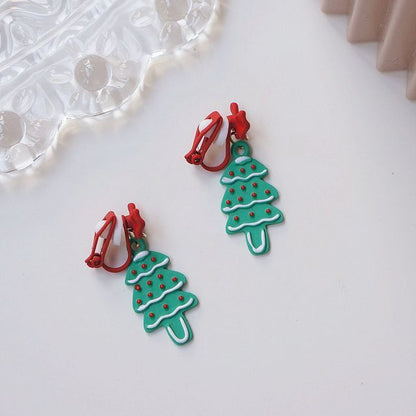 Earring Alloy Christmas designs) (various