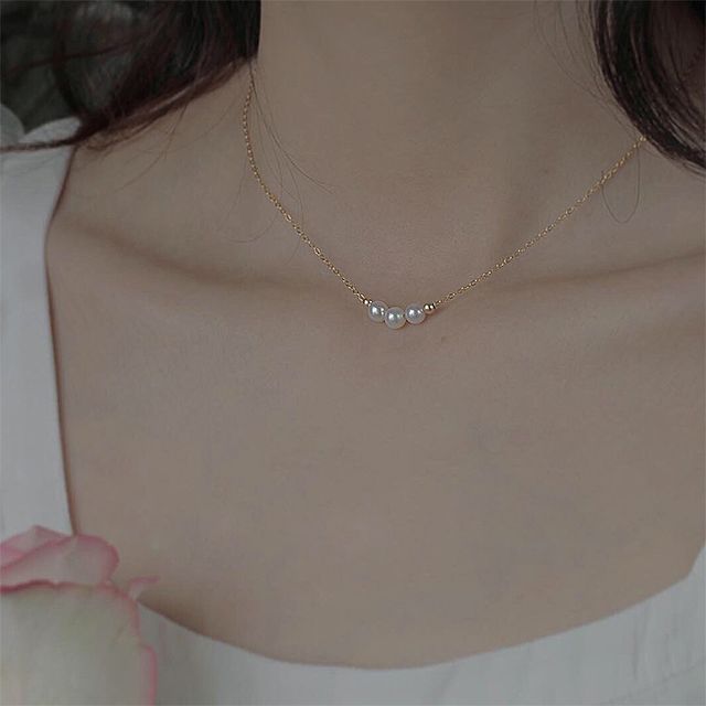 Faux Pearl Necklace