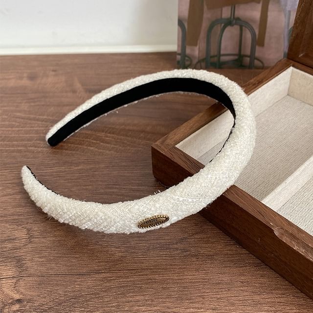 Headband Tweed Logo