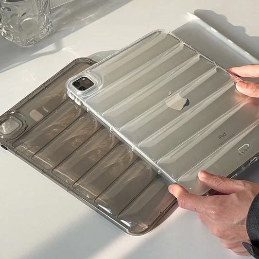 Textured iPad Transparent Case