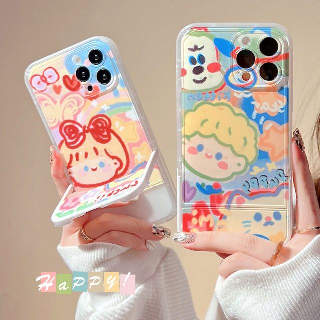 Phone Couple Case Cartoon