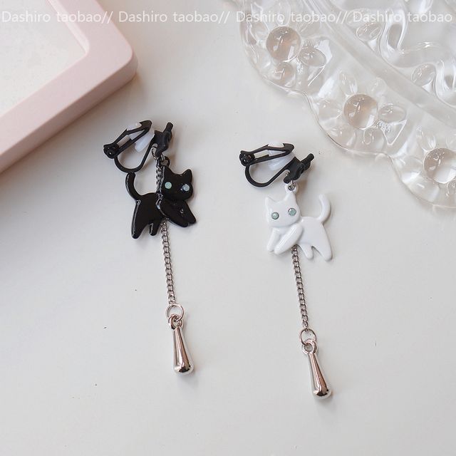 Cat Alloy designs) Asymmetrical Dangle Earring (various