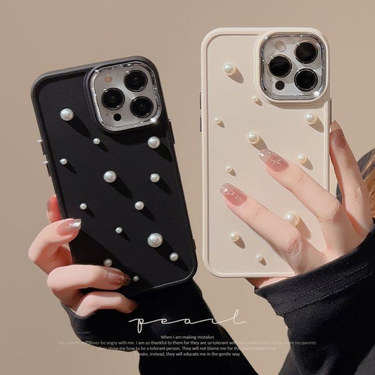 Phone Case Faux Pearl
