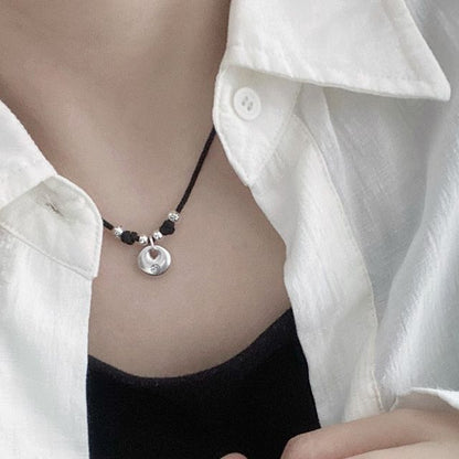 Silver Simple Necklace Sterling Pendant