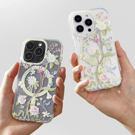 Phone MagSafe Floral Case