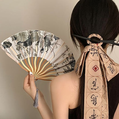 Scrunchie Traditional Chinese Character / Hand Fan