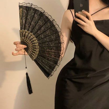 Scrunchie Traditional Chinese Character / Hand Fan