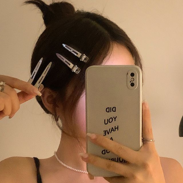 Set Clip Hair Metallic