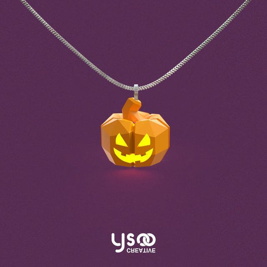 Lantern Necklace Pumpkin Halloween