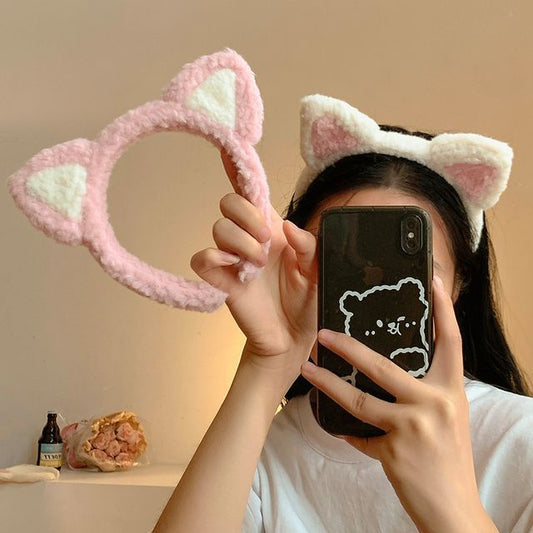 Headband Cat Ear Chenille