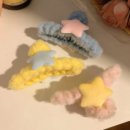 Star Clamp Chenille Hair