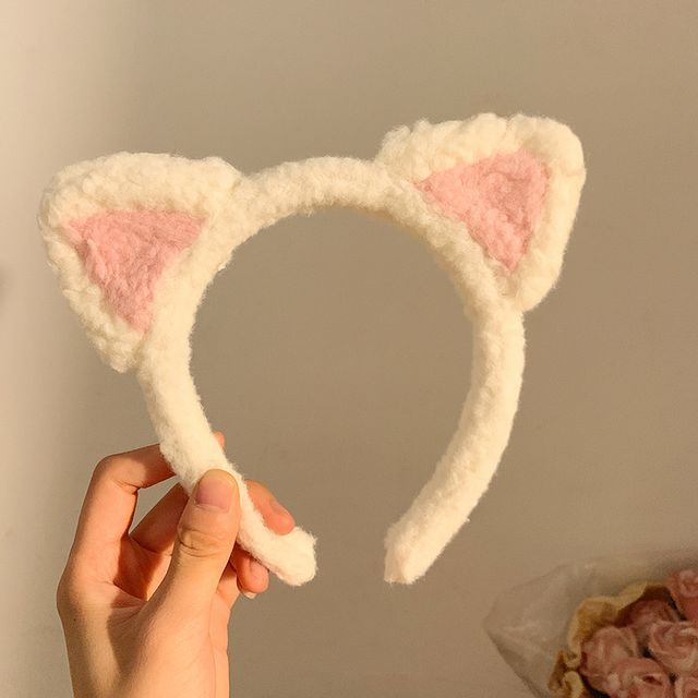 Headband Cat Ear Chenille