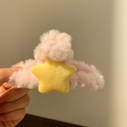 Star Clamp Chenille Hair