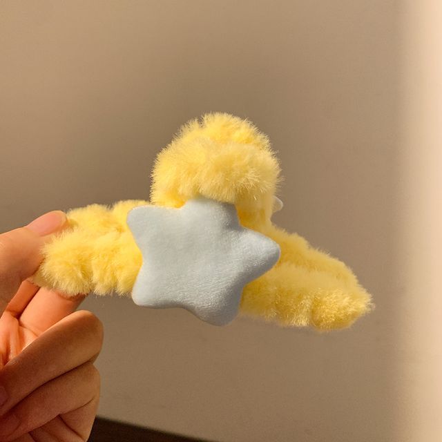 Star Clamp Chenille Hair