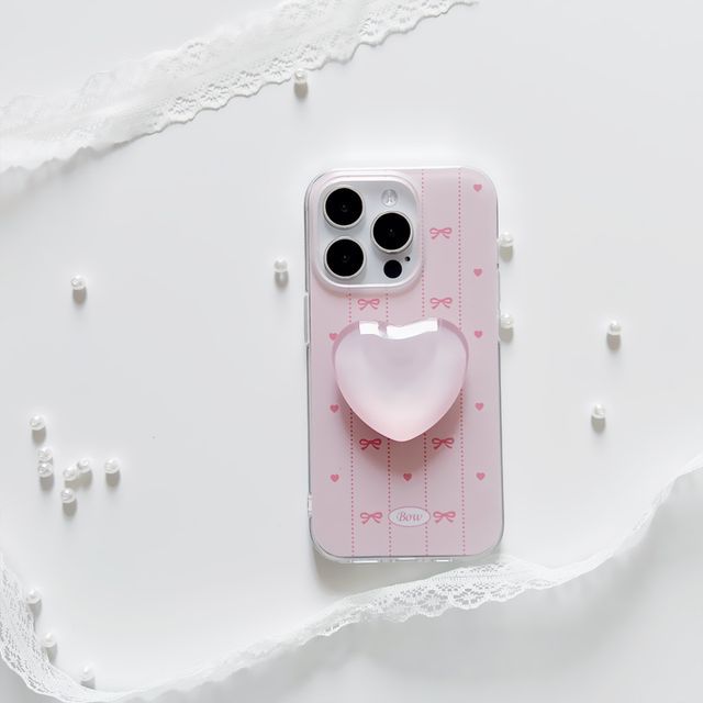 Stand / Heart Case Bow Phone