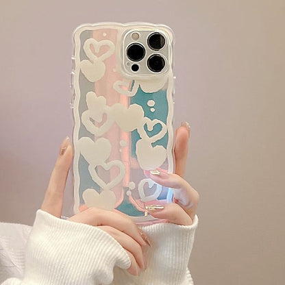 Case Heart Holographic Phone