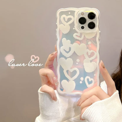 Case Heart Holographic Phone
