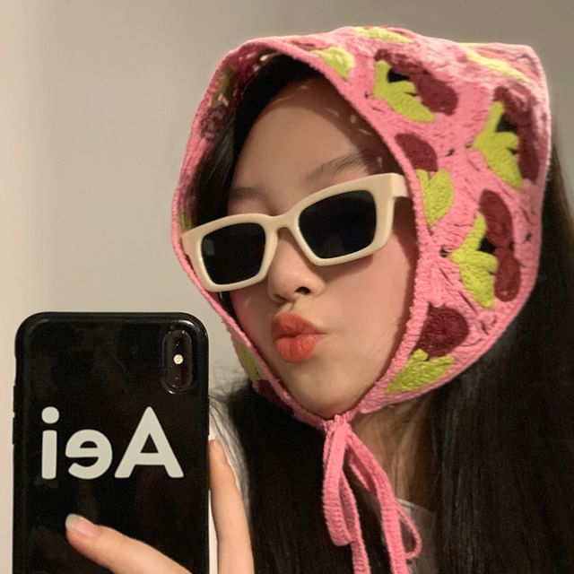 Square Sunglasses Headband Designs) (Various Knit / Vintage Triangle