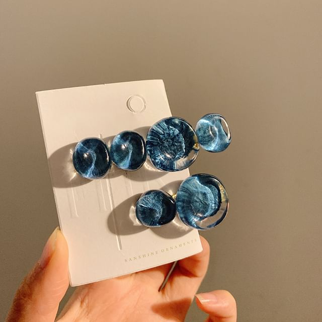 of Designs) (Various Clip Hair Set Acrylic Bead 2: